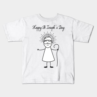 Happy Saint Joseph's Day Kids T-Shirt